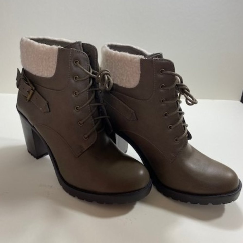 Analee Dusty Olive Booties